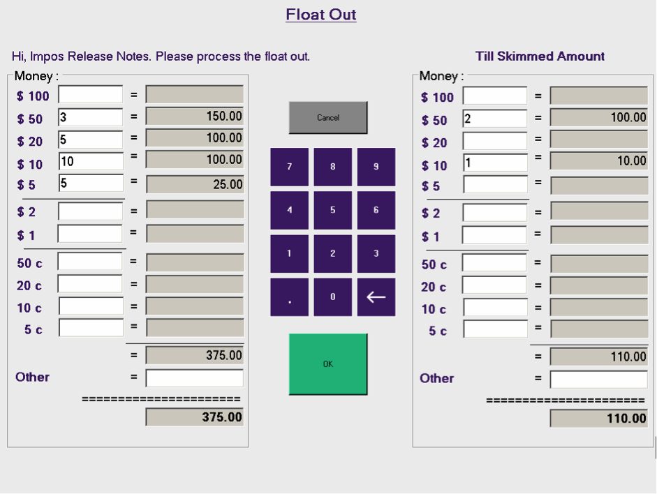 Till Skim Walkthrough Impos